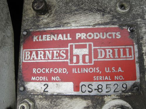 (1)  barnes drill co. no. 2  magnetic coolant filtration syst - used - am13669 for sale