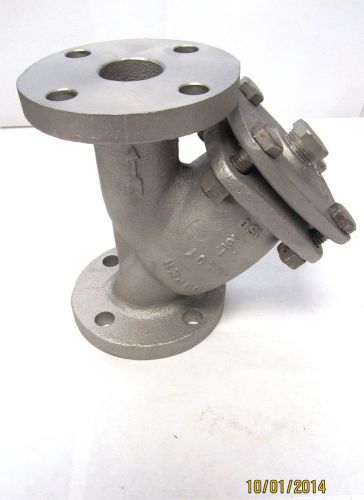 1.5&#034; inch cooper alloy y-strainer, 150# flange, cf8m stainless steel for sale