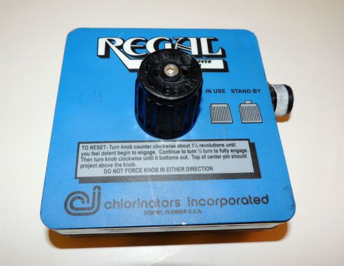 REGAL AUTOMATIC SWITCHOVER GAS CHLORINATOR