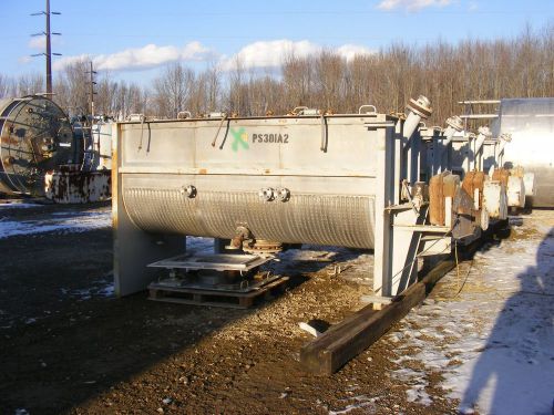 100 cu.ft. used munson jacketed ribbon blender 304 stainless steel for sale