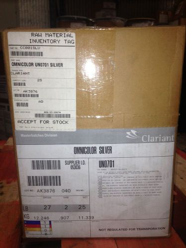 OMNI-COLOR  UN0701 SILVER      25LB BOX  BRAND NEW