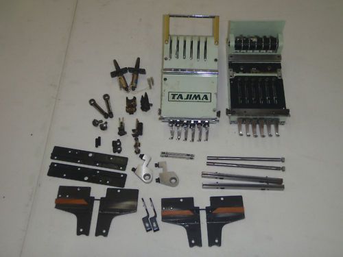 2 tajima sewing heads + head related parts for sale