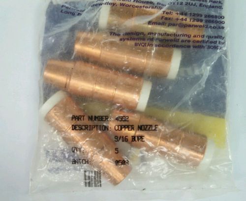 4592 BERNARD STYLE 9/16 Copper Nozzle  5pcs