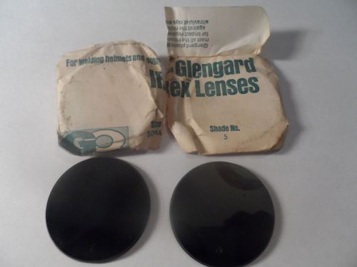 Set of Glengard Welding Goggle Replacement Lenses, Shade No 6 50mm Round