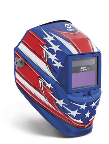 Miller 264850 stars and stripes digital pro hobby welding helmet for sale