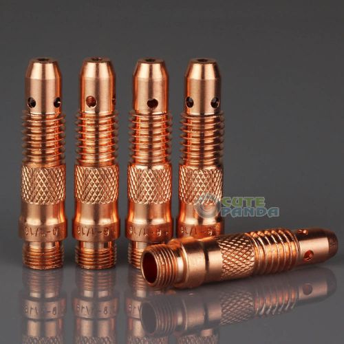 5pcs tig welding torch collet body 1.6*47mm 10n31 pta wp17,18 &amp; 26 new for sale