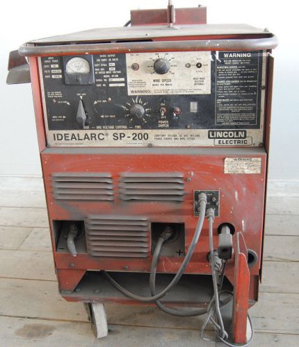 Lincoln idealarc sp-200 wire feed mig welder  220 volt 1 phase free shipping for sale