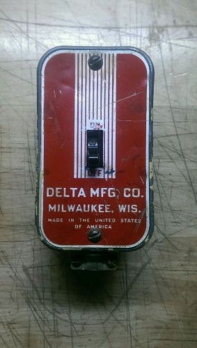 Vintage Delta Unisaw Switch