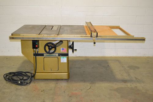 Powermatic 72a 7.5hp 14&#034; table saw for sale