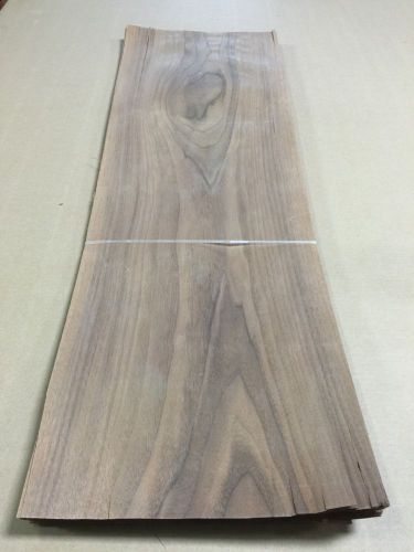 Wood veneer walnut 12x39 22pcs total raw veneer  &#034;exotic&#034;  wal14 12-17 for sale