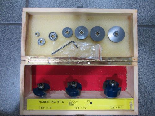 Holbren 10 Piece  Rabbeting Bit Set