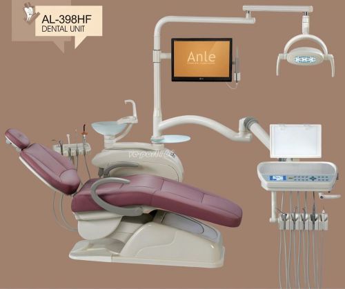 Dental Computer Controlled Unit Chair FDA&amp;CE Approved AL-398HF Soft Leather