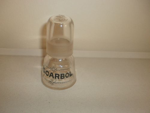 Vintage Ransom &amp; Randolph Dental Depot A C Carbol Bottle w/Cap