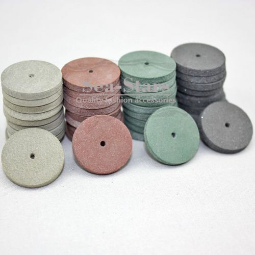 New 40 pcs mixed 4 colors dental lab polishing wheels silicone rubber polishers for sale