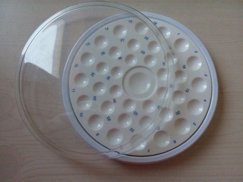 New Dental Lab Porcelain Mixing Watering Plate Wet Tray 36  Slot Ceramic Palette