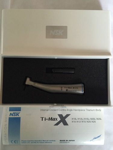 NSK Ti-Max X25L slow speed electric handpiece--Manufacturer Refurbished