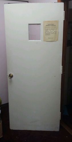 X-RAY LEAD DOOR WITH WINDOW