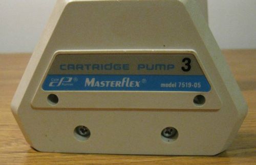 Masterflex l/s 8-channel, 3-roller cartridge pump head, model 7519-05 for sale