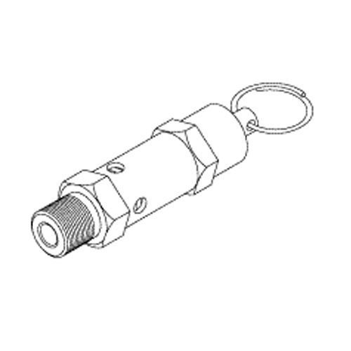 Tuttnauer autoclave safety valve 40 psi  (1730, 2340, 2540, 3870, ez9, ez10) for sale