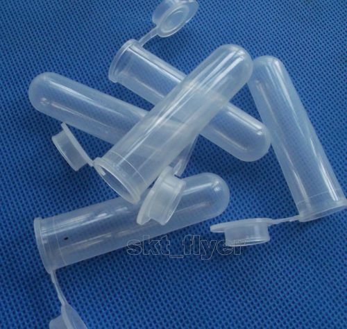 20pcs 7ml cylinder bottom micro centrifuge tubes w caps clear for sale