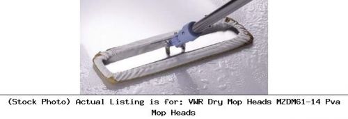Vwr dry mop heads mzdm61-14 pva mop heads lab cleaning supply for sale