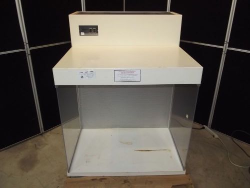 ENVIRCO Fume Hood Table Top Fume Extractor 3&#039; Blower &amp; Lights Works Great! AA876