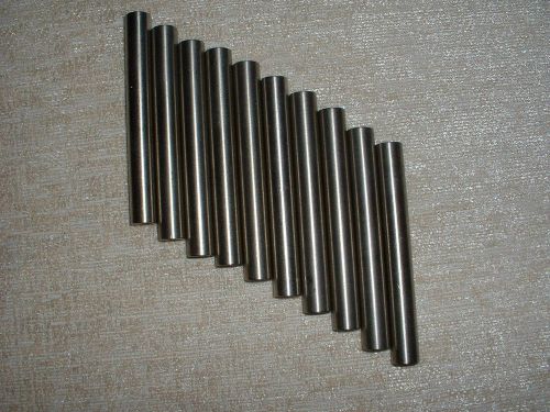 Ten Edmund Optics Stainless Steel Mounting Posts, 4 inches long, 1/4-20 Thread