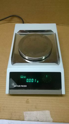 Mettler PM200 balance scale 210g with power cord