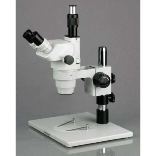Ultimate 6.7x-45x trinocular stereo zoom microscope for sale