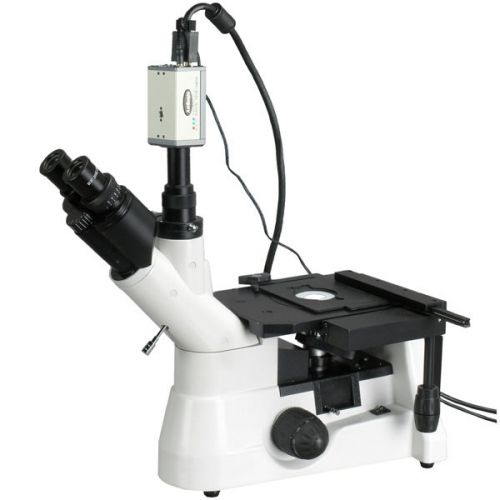40x-1000x polarizing inverted metallurgical microscope + vga camera for sale