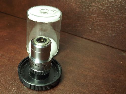 Leitz microscope objective lens  h20x/0.40 - 20x quartz - quartzgl ?/1.80 for sale