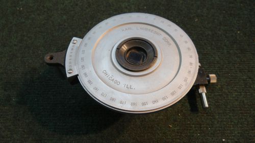 Karl Lambrecht Rotary Stage Laser Optical Mount Dial 0-180