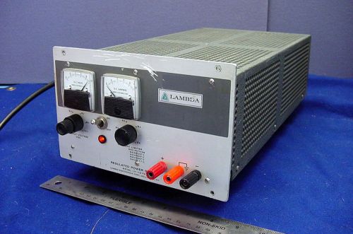 Solid tested lambda 0-10vdc, 9a. regulated, metered power supply mod. lh 119 fm for sale