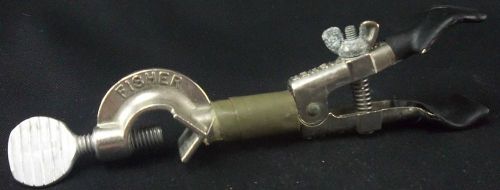 Vintage FISHER Beaker Tube Flask CLAMP Holder #1540 CASTALOY Lab Photo Accessory