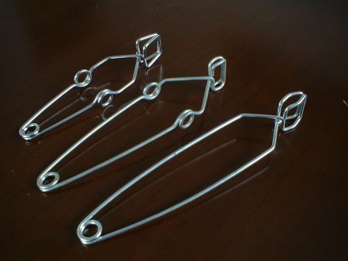 Lab glass test tube holder clamp rack tongs  6inch new for sale
