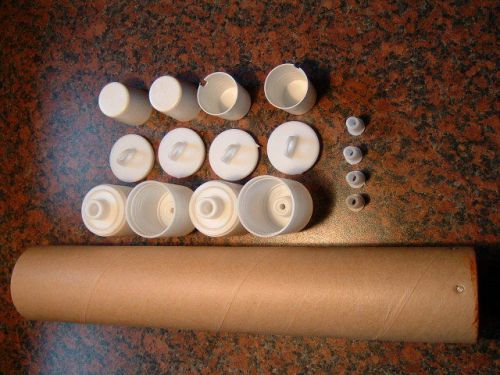 2ins. mortar tube + 4 x 2ins cylinder shells + 1m quick match tube for sale