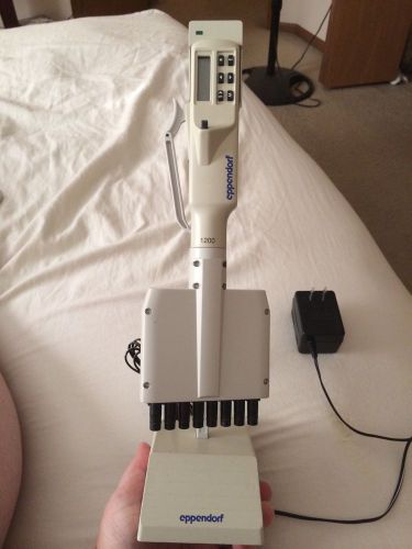 Eppendorf electronic 8 channel pipette 1200ul for sale