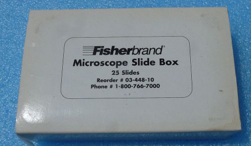 Fisherbrand # 03-448-10  white abs plastic slide boxes for 25 slides for sale