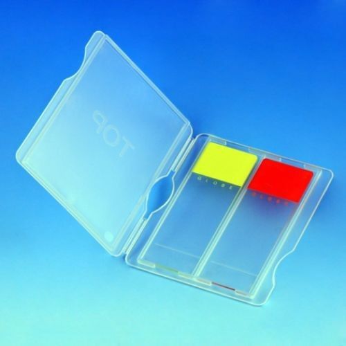 Slide mailer, polypropylene, for 2 slides, blue, 100/box, 10 boxes/unit  (blue) for sale