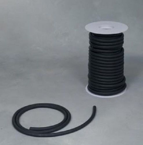 3 reels 50 continuous feet 1/4&#034; i.d x 1/16 w x 3/8 od  black latex rubber tubing for sale
