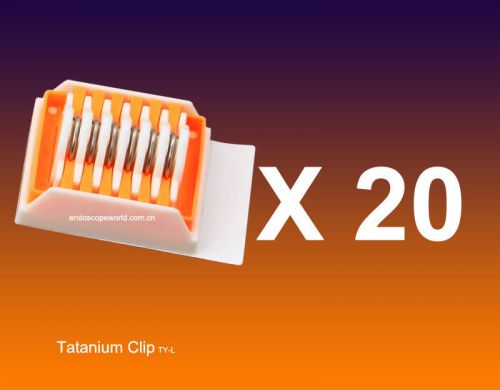120 new titanium clips ty-l ce fda certificate weck horizon l style for sale