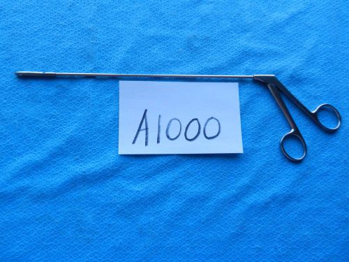 Aesculap Surgical ENT Micro Laryngeal Oval Cup Forceps  26cm  OP320R