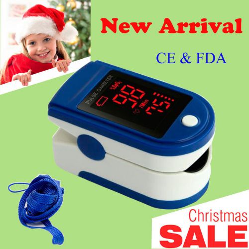 New CE LED Fingertip Pulse Oximeter Finger SpO2 PR Heart Rate oximetro Monitor