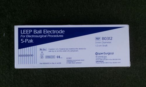 Coopersurgical b0312 electrode ball 3mm diameter x 12cm shaft for sale