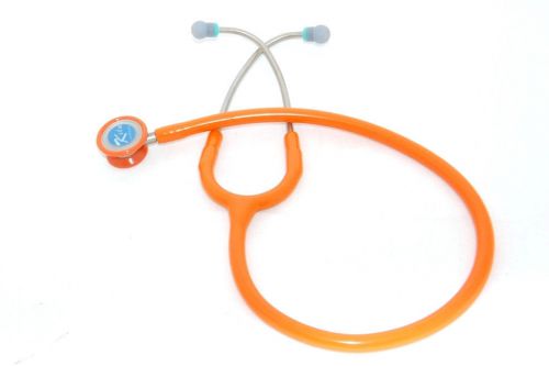 Pediatric stethoscope steel quality great sound classic design by kila orange for sale