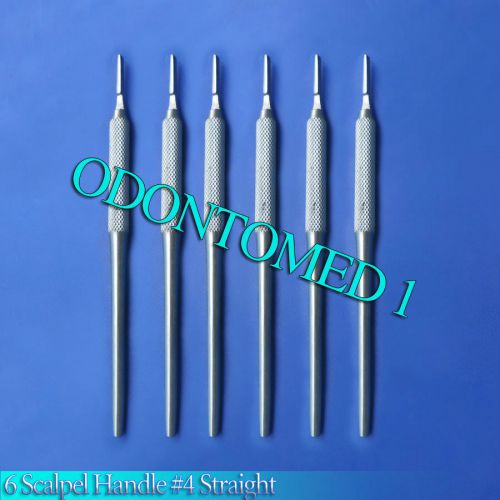 6 Scalpel Handle Round Handle #4 Surgical Instruments