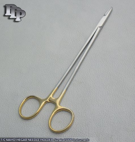 T/C MAYO HEGAR NEEDLE HOLDER 7&#034; WITH TUNGSTEN Surgical Veterinary ENT Instrument
