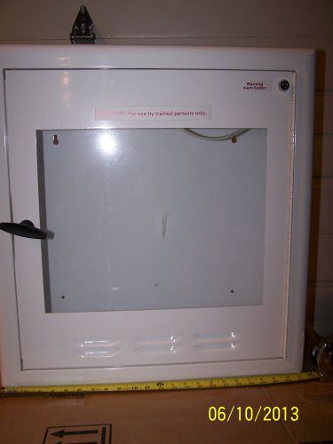 Aed wall cabinet with audible alarm large for sale