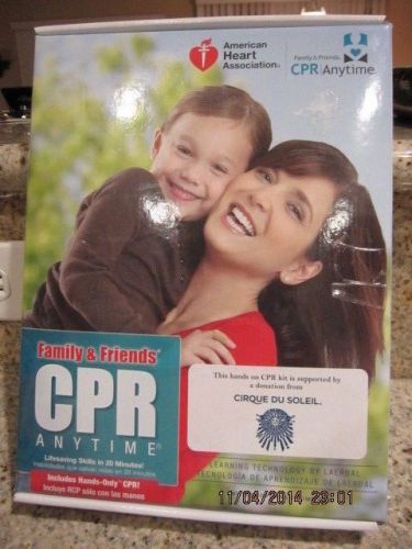 FAMILY &amp; FRIENDS CPR ANYTIME TRAINING KIT SUPPORTED BY DONATION CIRQUE DU SOLEIL