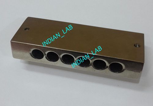 Lipstick mould/mold 6 cavities 6 gm 6 hole brass free shipping excellent quality for sale